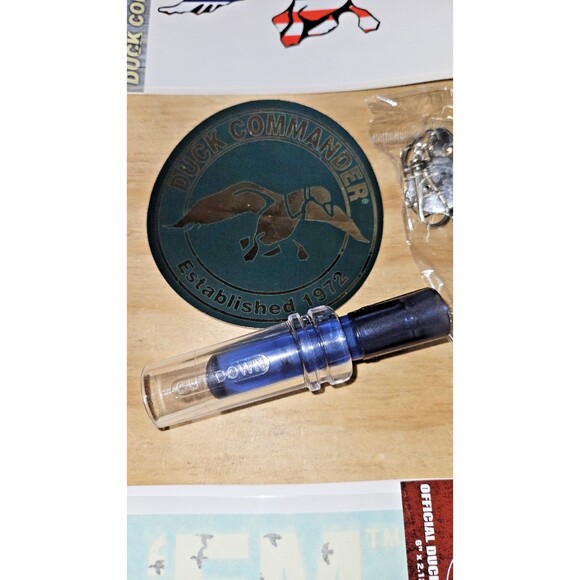 NEW DUCK COMMANDER Call Cut-Down hat 3 decal sticker keychain combo pack cap - Picture 8 of 8